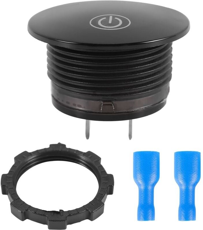 Batteriekapazitätsanzeige, LED-Voltmeter, digitales Spannungsmessgerät mit AUS-EIN-AUS-Schalter, Motorrad, DC 3 V-35 V, ...