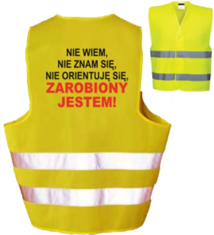 Warnweste „I AM BUSY“