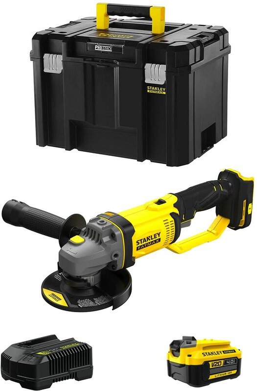 Stanley - Mini-Schleifer FatMax SFMCG400M1T (1 x 4,0 Ah + Ladegerät + tstak vi)