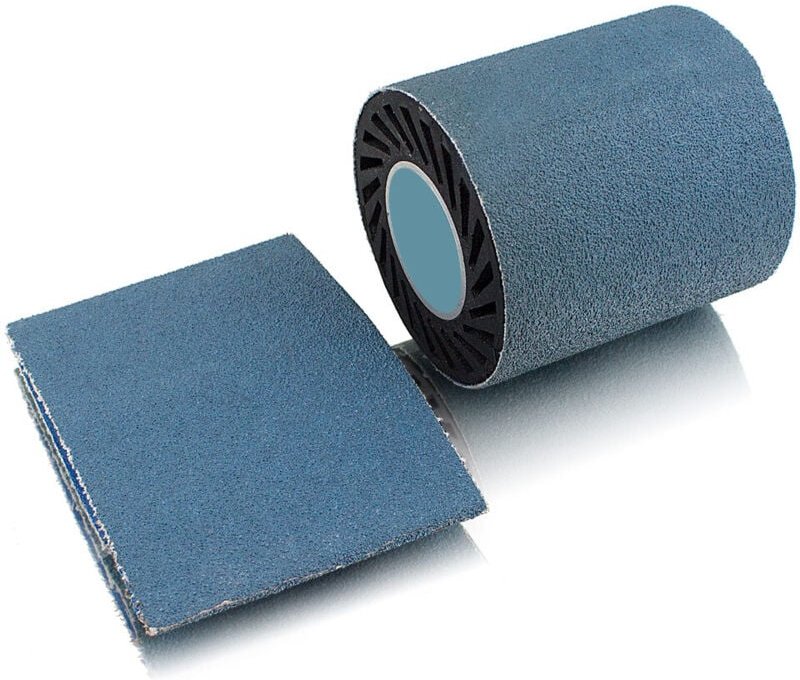 Markenlos - 5 x Schleifband Schleifhülse 80, 100x284mm für Satiniermaschine Expansionswalzen