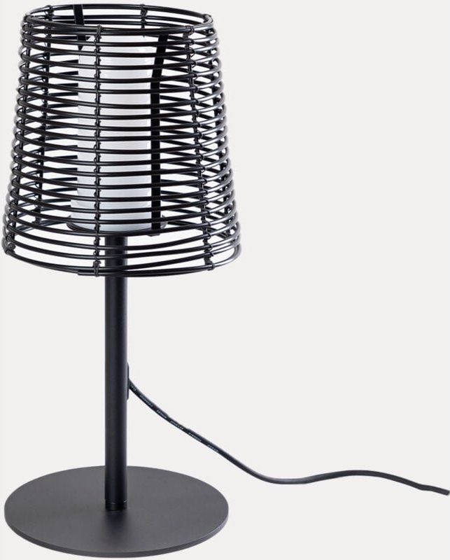 Sklum - Tischlampe für den Außenbereich aus Polyethylen Bissel Schwarz