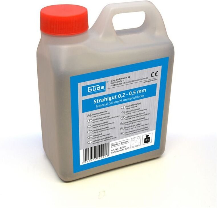 Thumbnail - Güde - Strahlgut 0,2-0,5 mm 1,5 kg Kanister Kompressorzubehör