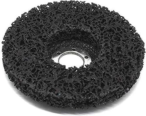 Beijiyi - 5 Stück Reinigungsscheiben, Durchmesser: 125 mm, dsque csd, schwarz, sehr groß, für Winkelschleifer (M22)