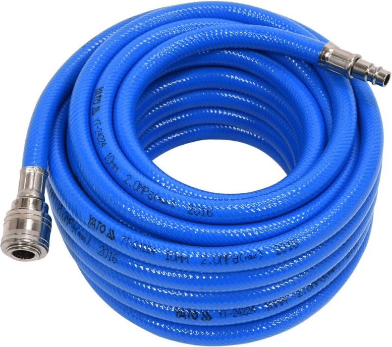 YT-24224 Pneumatikschlauch 10 m 20 bar Blau - Yato
