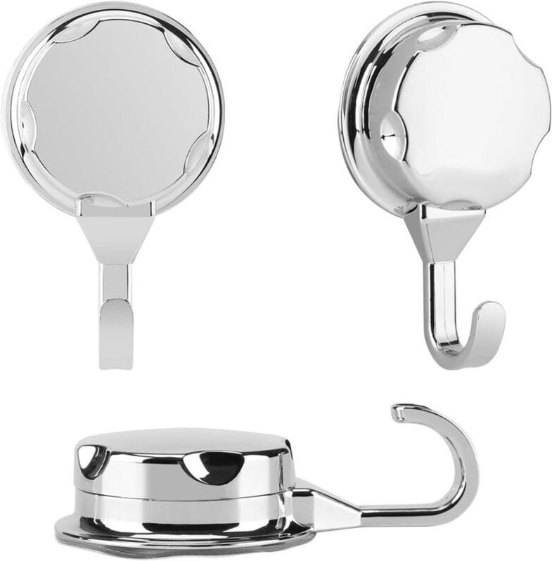 Set mit 3 Saugnäpfen zum Aufsaugen von Handtüchern und Bademänteln, für Bad und Küche