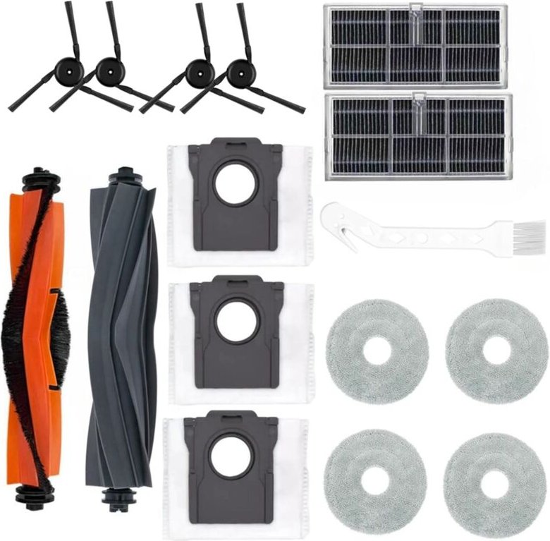 Zubehör für X40 Ultra Saugroboter-Bürstenrollen-Wischpads