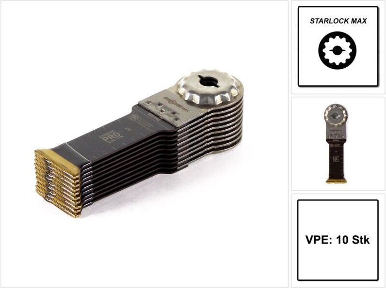 Fein - 10x E-Cut Carbide Pro Sägeblatt StarlockMax 35 mm - 63502238240