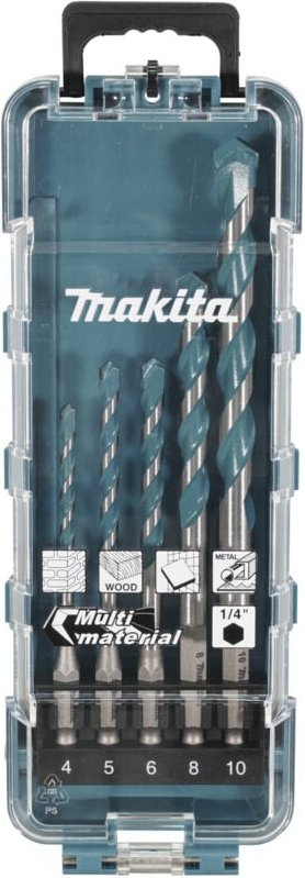 Tct Multibohrer Set 1/4" 5tlg. - E-16732 - Makita
