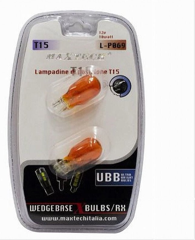 Maxtech - Trade Shop L-P069 12 volt 10 watt T15 positionslampen ultrahelle lampen -