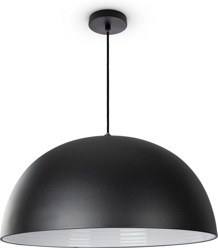 Pendelleuchte Esszimmer Hängelampe Küchenlampe Esstischlampe Industriell Modern Pendelleuchte - Schwarz, Weiß (Ø40,5 cm)...