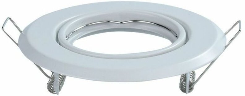 Clareo - v-tac Runder LED-Einbaustrahlerhalter GU10 Weiß (Box mit 2 Stück)