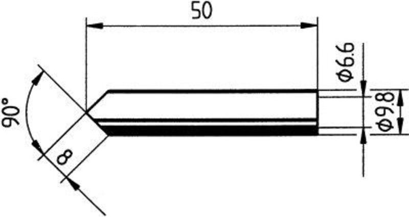 Ersa - tz-Lötspitze 8 mm BDS.angeschr.