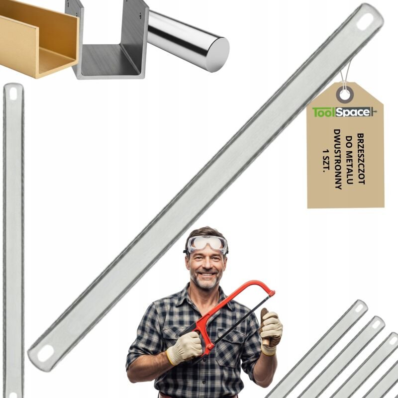 Doppelseitiges Sägeblatt Für Metall 300mm X 23mm Für Bügelsäge, Gehärtet