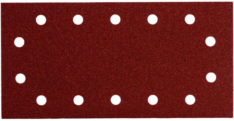 10 Haftschleifblätter, 115x230 mm, Sortiment, Holz+Metall, Serie 'professional', 14 Löcher, kletthaftend, für Sander 10 ...