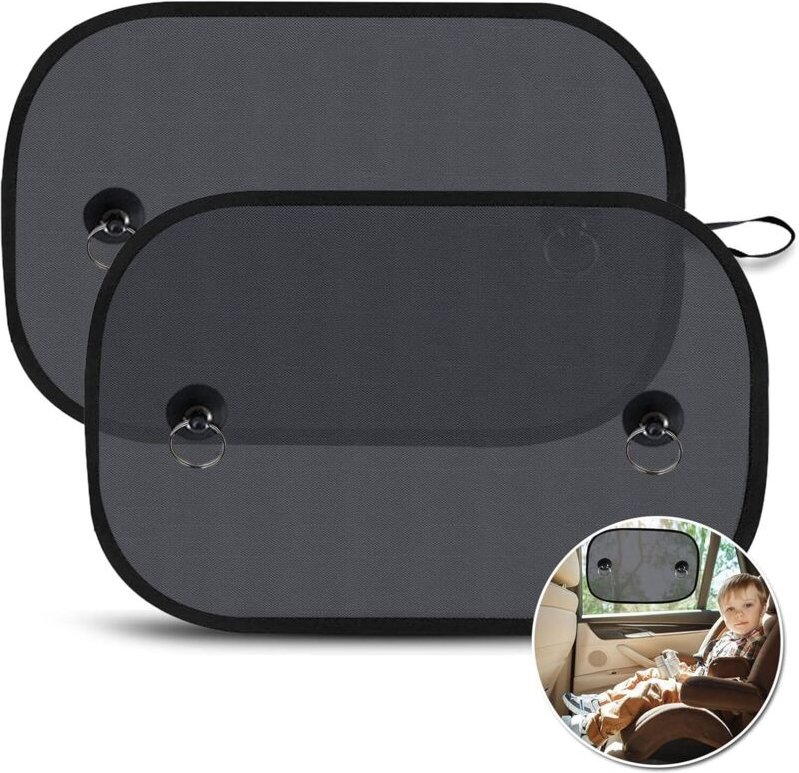 Sonnenschutz fürs Auto (Babyschale), Sonnenschutz fürs Autofenster (Kinderschale), Sonnenschutznetz fürs Auto, UV-/Hitze...