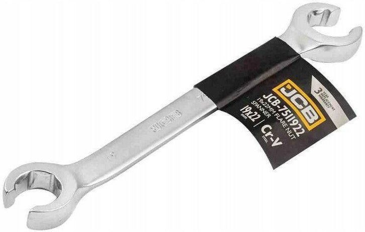 Verstellbarer Schraubenschlüssel jcb polierter Stahl 19x22 mm