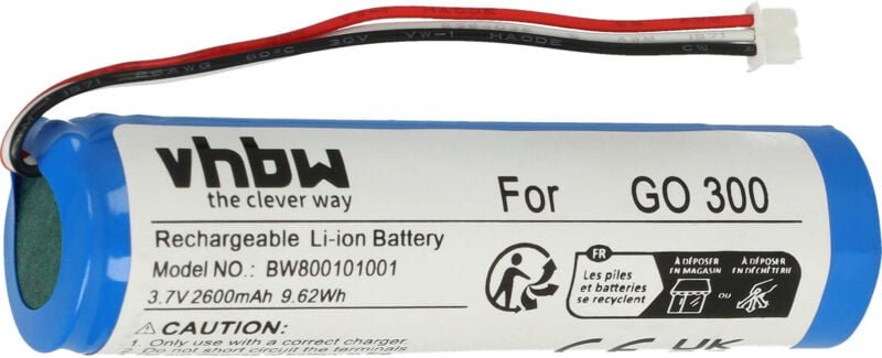 Vhbw - Akku Ersatz für VF5 für gps Navigation Navi (2600 mAh, 3,7 v, Li-Ion)