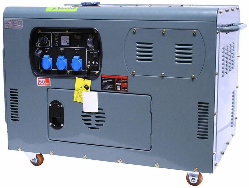 Varan Motors - 92692 STROMERZEUGER 12KW STROMAGGREGAT 230V + 12V DIESEL SCHALLGEDÄMPFT STROMGENERATOR
