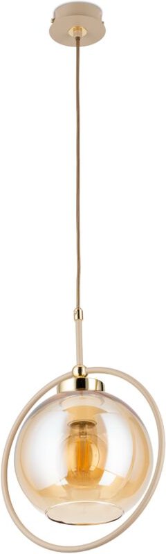 Galaxy Beige Glas Hängelampe 1xE27