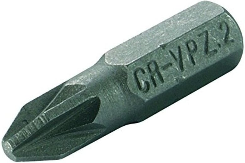 Bit Länge 25 mm Antrieb Außensechskant 6,3 mm (1/4') Kreuzschlitz PZ3