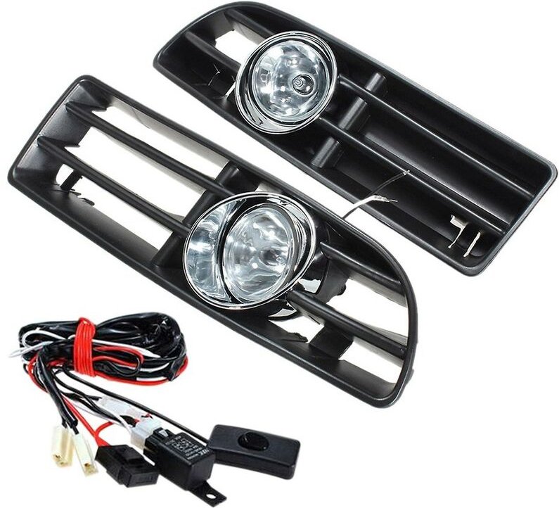 Nebelscheinwerfer vorne Nebelscheinwerfergitter mit Schalterkabelbaum Tagfahrlicht für Mk4 1998–20