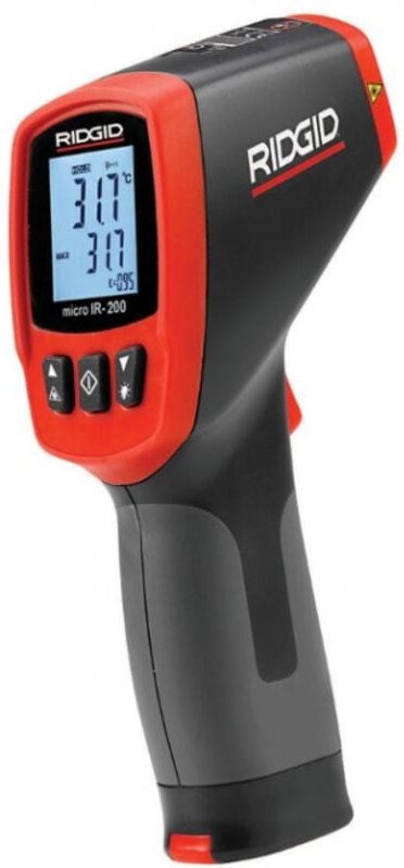 Infrarotthermometer micro IR-200 -50 b.1200GradC ± 1Grad c 1x9V-Block ridgid