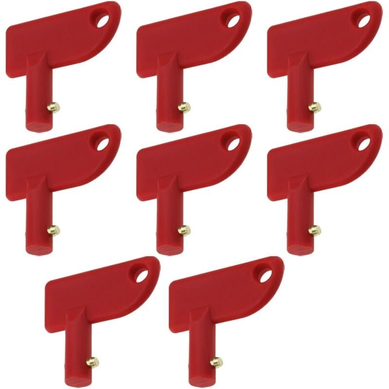 Sollbry Stück Autobatterie-Trennschalter, Batterie-Trennschalter, Ersatz-Batterie-Trennschlüsselschalter für Auto, Boot,...