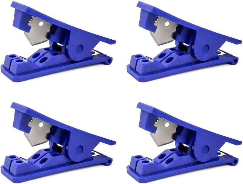 4-teiliger Rohrschneider, wirtschaftlicher Rohrschneider aus Kunststoff und Gummi für Silikon-, PVC-, PU- und Nylonschlä...