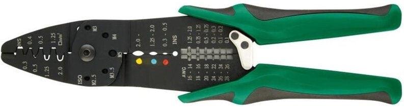 Crimpzange f.isol. Kbs. 0,5-6qmm - Fortis