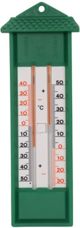 Mini-Max-Thermometer ohne Quecksilber Grün 23cm - Spear & Jackson