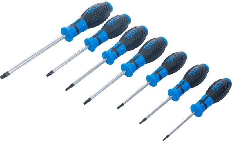 Schraubendreher-Satz T-Profil (für Torx) T10 - T40 7-tlg.