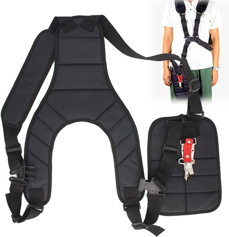 Doppelter Riemen für Freischneider, Schultergurt für Freischneider, universeller verstellbarer Schultergurt für Trimmer,...