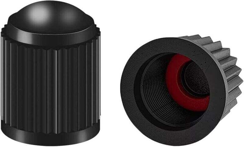 30 Stück Kunststoff-Reifenventilkappen, Autoventilkappen, Reifenkappen mit Gummi-O-Ring-Dichtung, Reifenzubehör für SUVs...