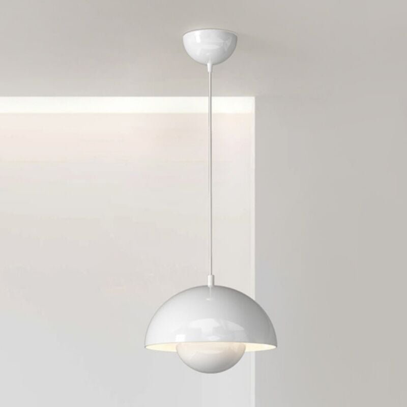 Modern Hängeleuchte Weiß Pendelleuchte Metall Deckenlampe Pendelleuchte Wohnzimmerleuchte