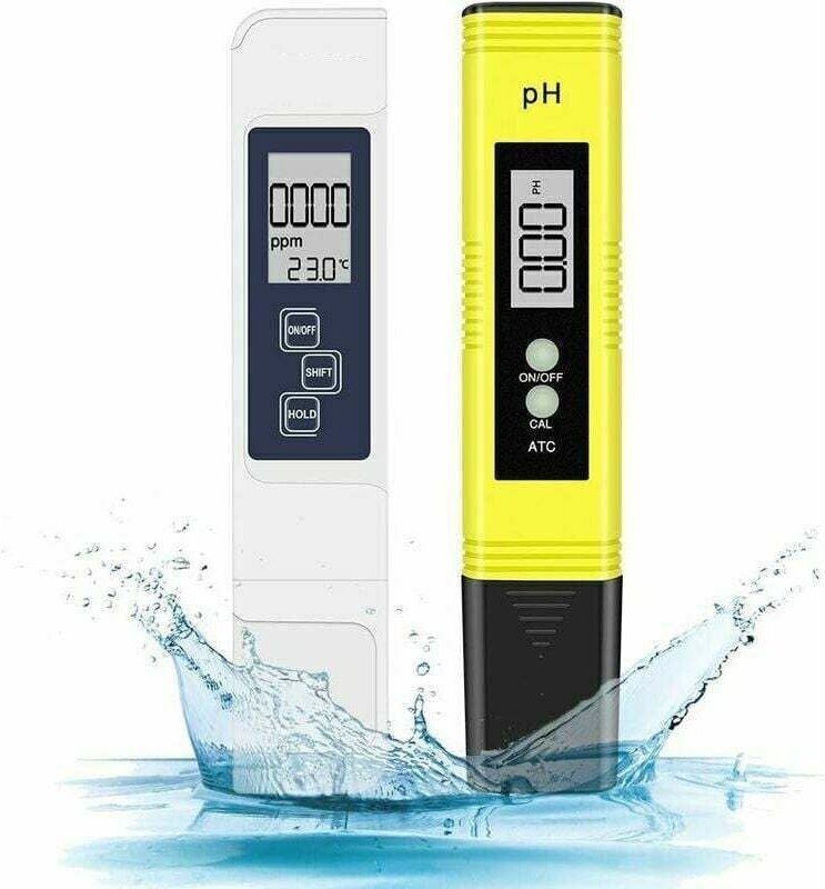 Mumu - Digitale pH- und TDS-Messgerät-Kombination, 0,05 pH-pH-Tester mit hoher Genauigkeit +/- 2 % Ablesegenauigkeit TDS...