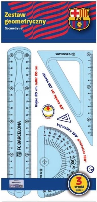 Geometrisches Set 3-tlg. - FC Barcelona 3480