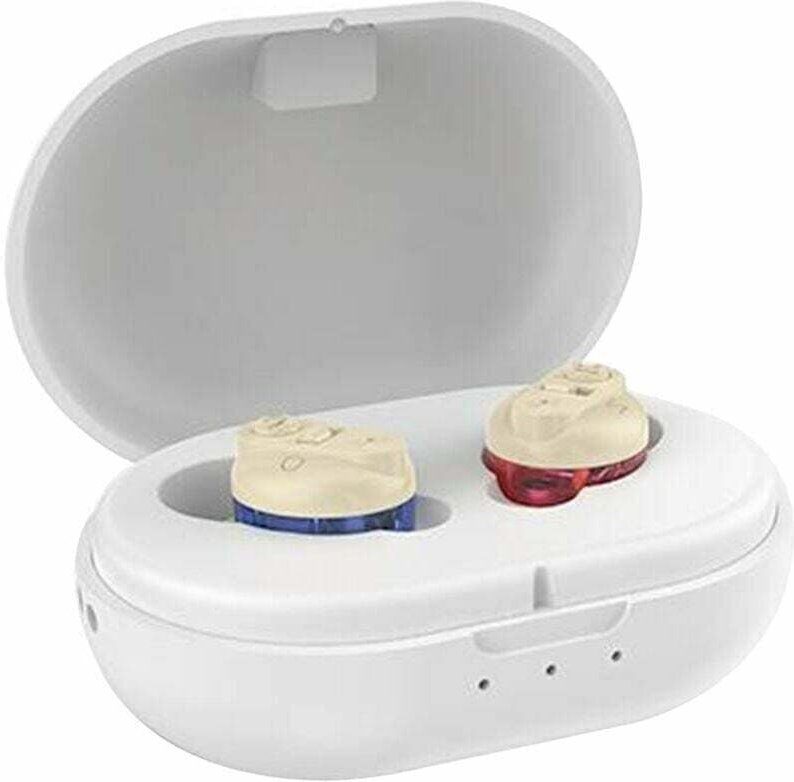 Paar magnetisch aufladbare Hörgeräte für den Gehörgang, intelligenter Geräuschunterdrückungs-Schallverstärker für ältere...