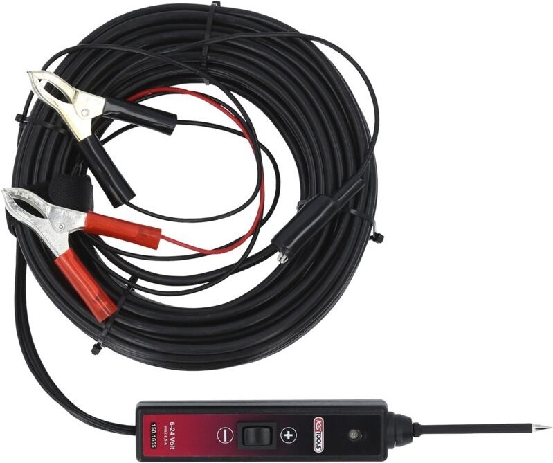 Funktionsprüflampe 6-24V dc mit 25 Meter Kabel - Ks Tools