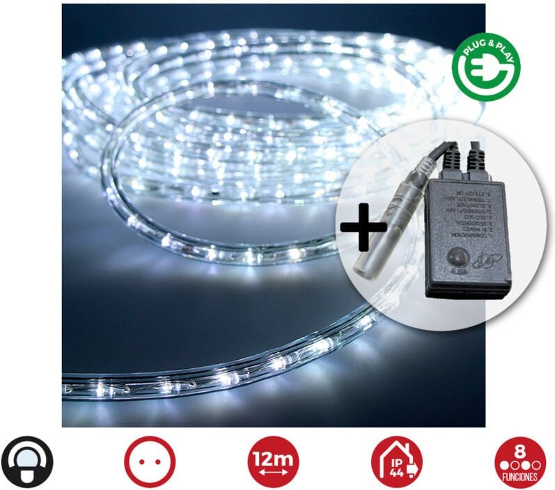 Thumbnail - EDM - Flexiled Kit, 12m, Multifunktion, Kaltweiß 71491