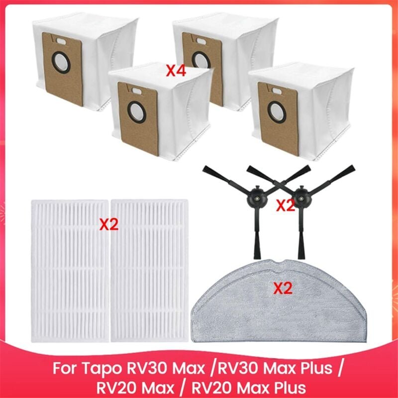 Thumbnail - Filter Staubbeutel Seitenbürste Wischtuch für RV30 Max /RV30