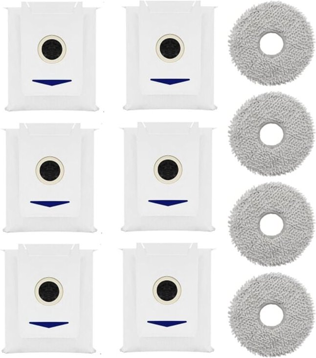 Ersatzzubehör für Ecovacs Deebot T30 MAX/T30 Pro Omni Roboter-Mopp-Lappen-Stoff-Staubbeutel