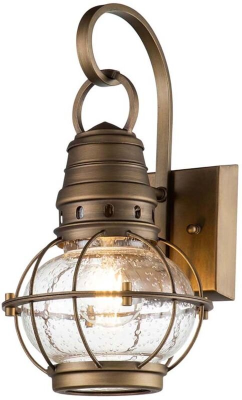 Kichler - Elstead Bridgepoint Außenwandlaterne Messing natur, IP44