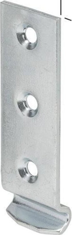 Schließhaken für Spannverschluss gekröpft,L83mm Stahl verzinkt - Vormann