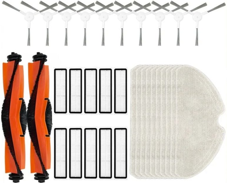 Für F9 Pro Seitenbürste Hepa-Filter Mopptücher Lappenroboter