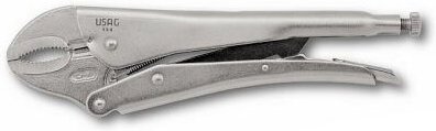 Verstellbare selbstsichernde Zange mit konkaven Backen 250 mm Usag U01340002