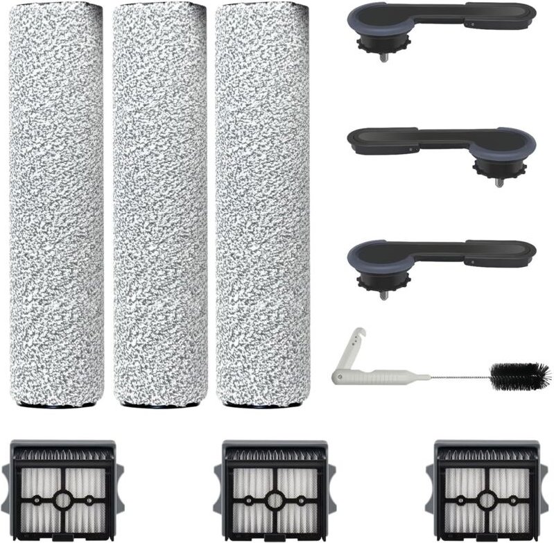 3 Rollen-Wischbezüge und 3 Filter Zubehör für Tineco Floor One Stretch S6/S6 Stretch Lite/Switch S6 Stretch/Switch S7 St...