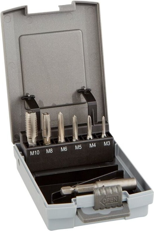 Ws24 - Einschnittgewindebohrer Bit Set hss M3-M10 7tlg. 100473