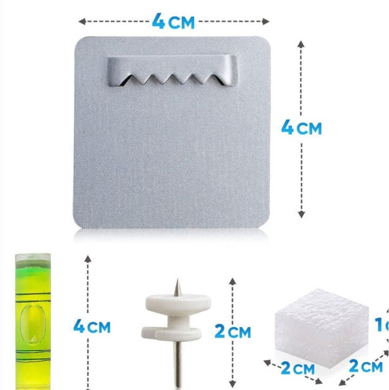 Bilderhaken Selbstklebend 6 Stk Bilder Aufh채ngen Ohne Bohren Bildaufh채nger bis 4KG zum Klebehaken f체r Schwere Bilder Spi...