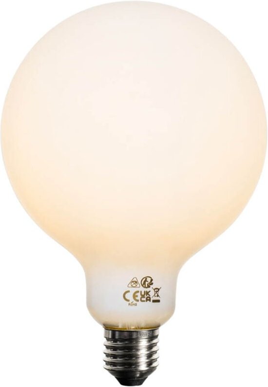 Dimmbare E27 LED-Glühbirne Opal G125 5W 450lm 2200K