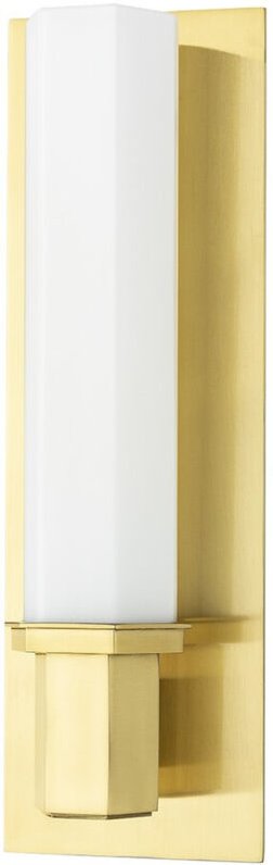 Walton 1 Lichtwannenhalter Messing, Glas